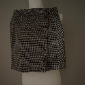 Glen Plaid Skirt